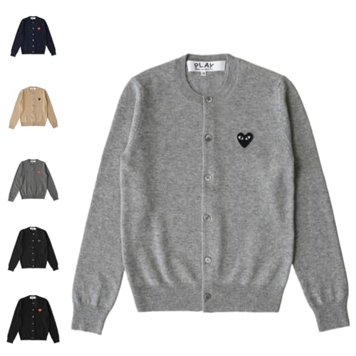 COMME des GARÇONS グレー カーディガン S コムコム コムデギャルソンCOMME des GARCONS ウールライン